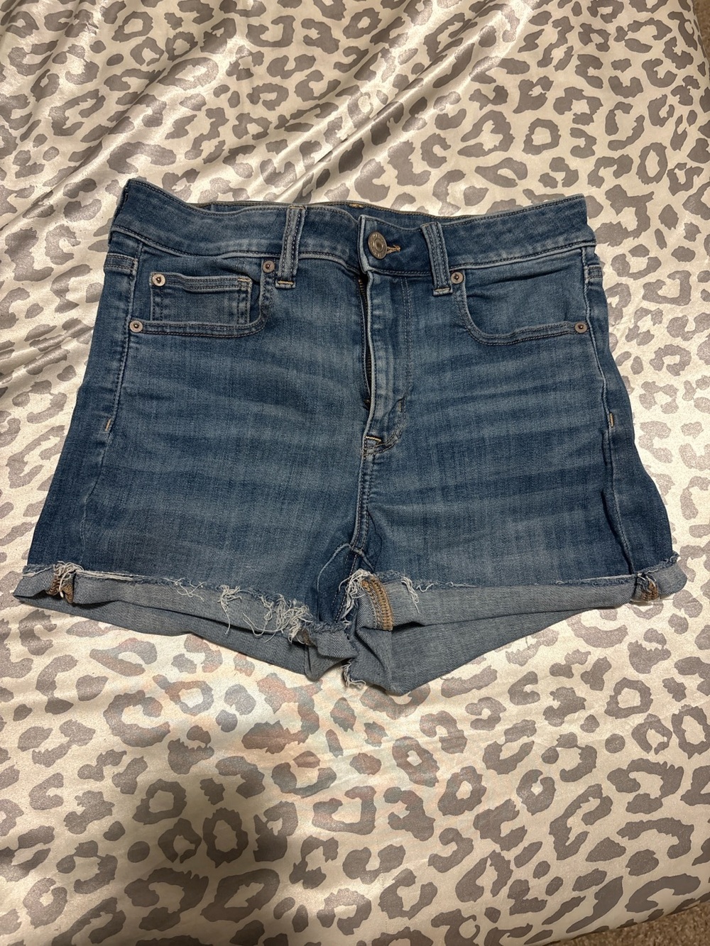 American Eagle Outfitters Medium Wash Denim Jean Shorts